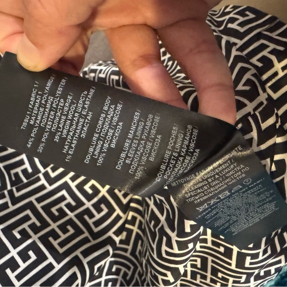 Balmain Gabardine Trench Coat in Sable - Picture 10 of 16